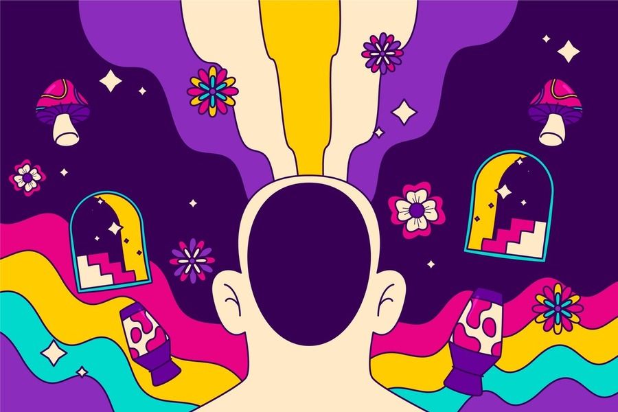 Cerveau humain face à un écran affichant une réponse IA incorrecte — illustration des hallucinations des modèles de langage