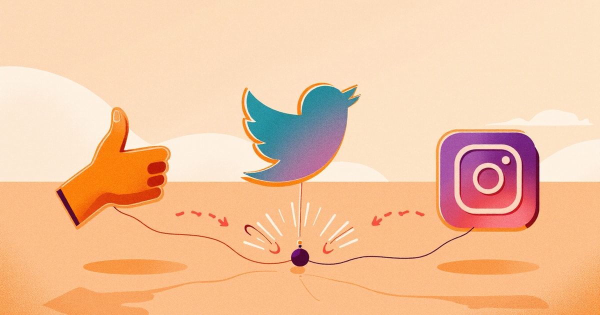 Illustration éditoriale : automatisation de la publication sur les réseaux sociaux avec l'IA