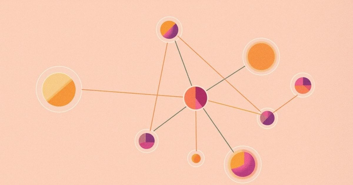 Illustration éditoriale : cartographie des compétences d'équipe par IA